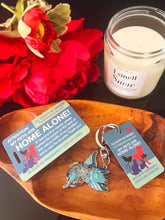 Load image into Gallery viewer, PET EMERGENCY CARD & key tag - in case of emergency - contact card - my pets are home alone - dog home alone - cat home alone - plastic