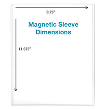 Load image into Gallery viewer, 2 Premium Emergency Contact Cards & 1 Magnetic Sleeve Large Format 8.5” x 11” Pastel Doctor Approved Refrigerator Important Phone Numbers Call List