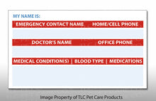 Load image into Gallery viewer, 2 pk. My CHILD Kid Has A MEDICAL Condition ICE Safety Alert In Case of Emergency I.D. Identification Contact Card - Back to School Backpack