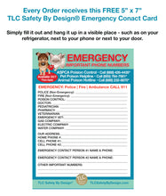 Load image into Gallery viewer, Magnetic List of Toxic Safe Harmful Foods for Pets - Dog Cat Feeding Chart - People Food Dogs Cats Should Not Eat - Chart Decorative Magnets - Pet Safety - Pet Adoption Essentials Gift 8.5 x 11 inches