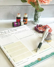 Load image into Gallery viewer, 8.5 x 11 DAILY PLANNER Tear Off Pad Task To Do List Appointments Productivity Schedule Organizer Goal Tracker & Emergency Contact Call Card